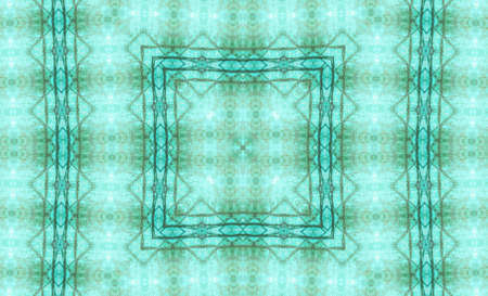 Abstract Colorful Painted Kaleidoscopic Graphic Background. Futuristic Psychedelic Hypnotic Backdrop Pattern With Texture. Folk Ethnic Floral Ornamental Mandala. Vintage Decorative Geometric Mosaicの写真素材