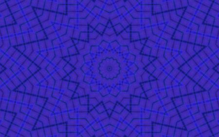 Abstract Colorful Painted Kaleidoscopic Graphic Background. Futuristic Psychedelic Hypnotic Backdrop Pattern With Texture. Folk Ethnic Floral Ornamental Mandala. Vintage Decorative Geometric Mosaicの写真素材