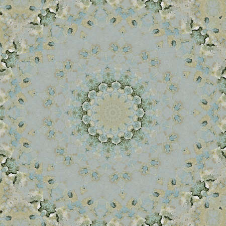 Abstract Colorful Painted Kaleidoscopic Graphic Background. Futuristic Psychedelic Hypnotic Backdrop...