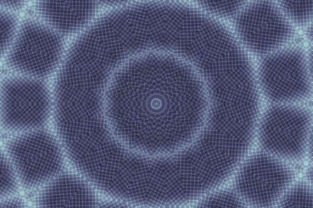 Abstract Colorful Painted Kaleidoscopic Graphic Background. Futuristic Psychedelic Hypnotic Backdrop Pattern With Texture. Folk Ethnic Floral Ornamental Mandala. Vintage Decorative Geometric Mosaicの写真素材