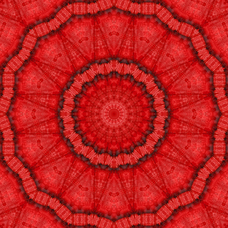 Abstract Colorful Painted Kaleidoscopic Graphic Background. Futuristic Psychedelic Hypnotic Backdrop Pattern With Texture. Folk Ethnic Floral Ornamental Mandala. Vintage Decorative Geometric Mosaicの写真素材