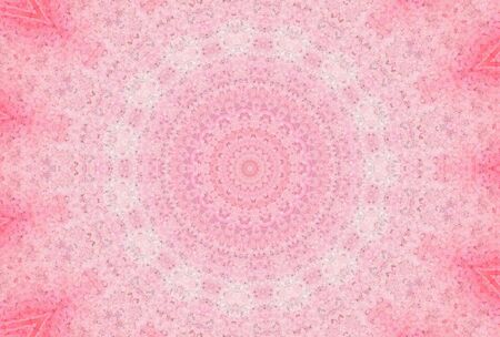 Abstract Colorful Painted Kaleidoscopic Graphic Background. Futuristic Psychedelic Hypnotic Backdrop Pattern With Texture. Folk Ethnic Floral Ornamental Mandala. Vintage Decorative Geometric Mosaicの写真素材