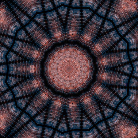 Abstract Colorful Painted Kaleidoscopic Graphic Background. Futuristic Psychedelic Hypnotic Backdrop...