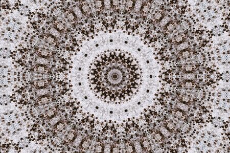 Abstract Colorful Painted Kaleidoscopic Graphic Background. Futuristic Psychedelic Hypnotic Backdrop...