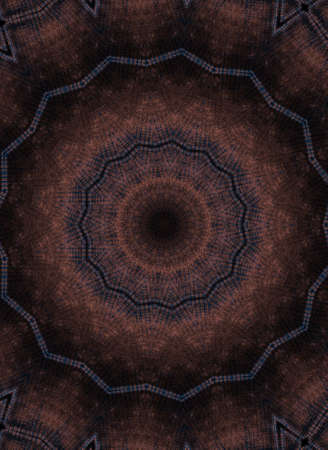 Abstract Colorful Painted Kaleidoscopic Graphic Background. Futuristic Psychedelic Hypnotic Backdrop Pattern With Texture. Folk Ethnic Floral Ornamental Mandala. Vintage Decorative Geometric Mosaicの写真素材