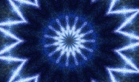 Abstract Colorful Painted Kaleidoscopic Graphic Background. Futuristic Psychedelic Hypnotic Backdrop...