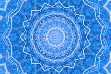 Abstract Colorful Painted Kaleidoscopic Graphic Background. Futuristic Psychedelic Hypnotic Backdrop Pattern With Texture. Folk Ethnic Floral Ornamental Mandala. Vintage Decorative Geometric Mosaicの写真素材