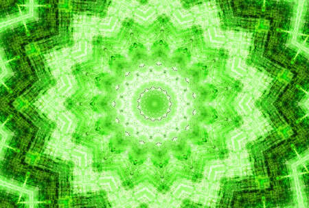 Abstract Colorful Painted Kaleidoscopic Graphic Background. Futuristic Psychedelic Hypnotic Backdrop Pattern With Texture. Folk Ethnic Floral Ornamental Mandala. Vintage Decorative Geometric Mosaicの写真素材