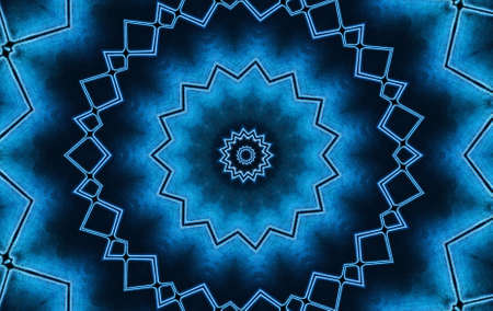 Abstract Colorful Painted Kaleidoscopic Graphic Background. Futuristic Psychedelic Hypnotic Backdrop...