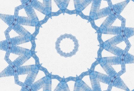 Abstract Colorful Painted Kaleidoscopic Graphic Background. Futuristic Psychedelic Hypnotic Backdrop Pattern With Texture. Folk Ethnic Floral Ornamental Mandala. Vintage Decorative Geometric Mosaicの写真素材