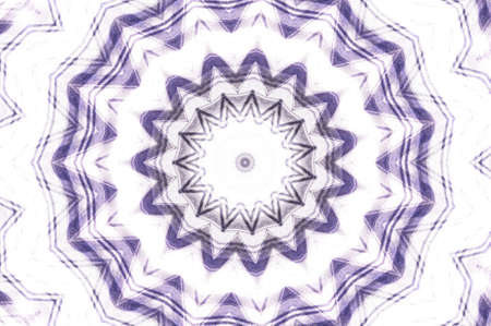 Abstract Colorful Painted Kaleidoscopic Graphic Background. Futuristic Psychedelic Hypnotic Backdrop Pattern With Texture. Folk Ethnic Floral Ornamental Mandala. Vintage Decorative Geometric Mosaicの写真素材