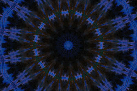 Abstract Colorful Painted Kaleidoscopic Graphic Background. Futuristic Psychedelic Hypnotic Backdrop...