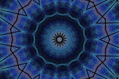 Abstract Colorful Painted Kaleidoscopic Graphic Background. Futuristic Psychedelic Hypnotic Backdrop...