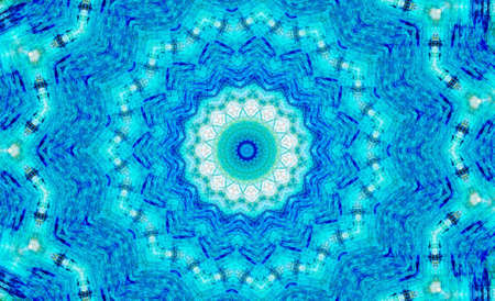 Abstract Colorful Painted Kaleidoscopic Graphic Background. Futuristic Psychedelic Hypnotic Backdrop...