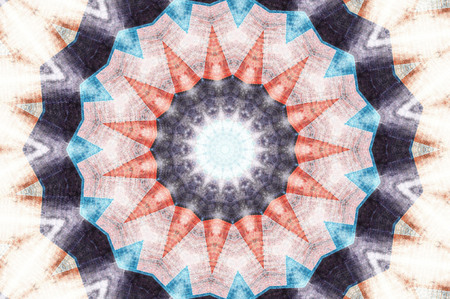 Abstract Colorful Painted Kaleidoscopic Graphic Background. Futuristic Psychedelic Hypnotic Backdrop...