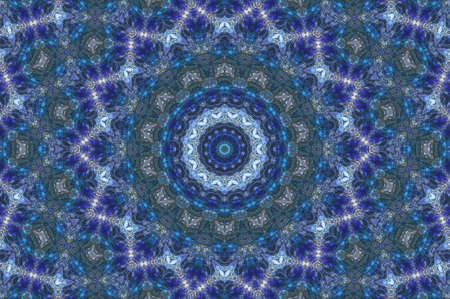Abstract Colorful Painted Kaleidoscopic Graphic Background. Futuristic Psychedelic Hypnotic Backdrop...