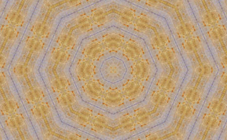 Abstract Colorful Painted Kaleidoscopic Graphic Background. Futuristic Psychedelic Hypnotic Backdrop Pattern With Texture. Folk Ethnic Floral Ornamental Mandala. Vintage Decorative Geometric Mosaicの写真素材