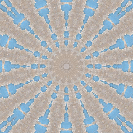 Abstract Colorful Painted Kaleidoscopic Graphic Background. Futuristic Psychedelic Hypnotic Backdrop...