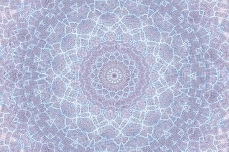 Abstract Colorful Painted Kaleidoscopic Graphic Background. Futuristic Psychedelic Hypnotic Backdrop Pattern With Texture. Folk Ethnic Floral Ornamental Mandala. Vintage Decorative Geometric Mosaicの写真素材