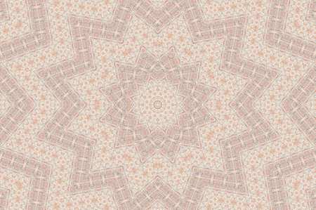 Abstract Colorful Painted Kaleidoscopic Graphic Background. Futuristic Psychedelic Hypnotic Backdrop Pattern With Texture. Folk Ethnic Floral Ornamental Mandala. Vintage Decorative Geometric Mosaicの写真素材