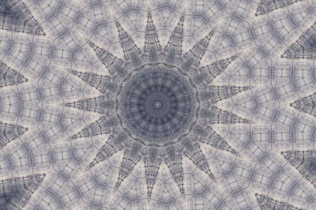 Abstract Colorful Painted Kaleidoscopic Graphic Background. Futuristic Psychedelic Hypnotic Backdrop Pattern With Texture. Folk Ethnic Floral Ornamental Mandala. Vintage Decorative Geometric Mosaicの写真素材