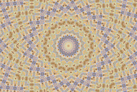 Abstract Colorful Painted Kaleidoscopic Graphic Background. Futuristic Psychedelic Hypnotic Backdrop...