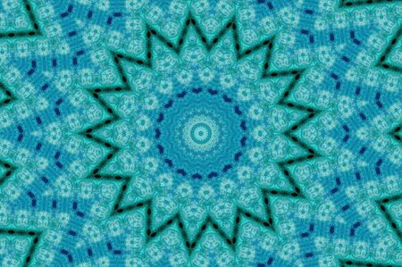 Abstract Colorful Painted Kaleidoscopic Graphic Background. Futuristic Psychedelic Hypnotic Backdrop...