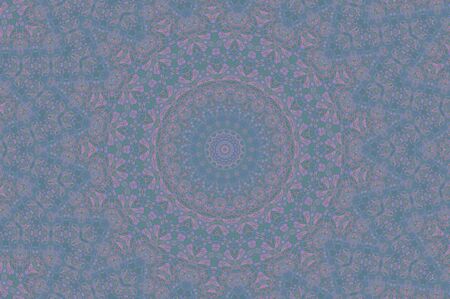 Abstract Colorful Painted Kaleidoscopic Graphic Background. Futuristic Psychedelic Hypnotic Backdrop...