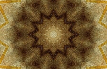 Abstract Colorful Painted Kaleidoscopic Graphic Background. Futuristic Psychedelic Hypnotic Backdrop Pattern With Texture. Folk Ethnic Floral Ornamental Mandala. Vintage Decorative Geometric Mosaicの写真素材