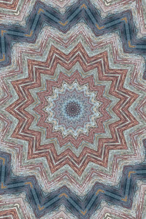 Abstract Colorful Painted Kaleidoscopic Graphic Background. Futuristic Psychedelic Hypnotic Backdrop...
