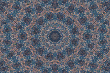 Abstract Colorful Painted Kaleidoscopic Graphic Background. Futuristic Psychedelic Hypnotic Backdrop Pattern With Texture. Folk Ethnic Floral Ornamental Mandala. Vintage Decorative Geometric Mosaicの写真素材