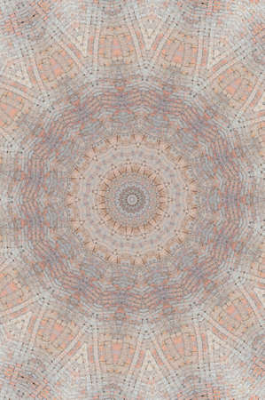 Abstract Colorful Painted Kaleidoscopic Graphic Background. Futuristic Psychedelic Hypnotic Backdrop...