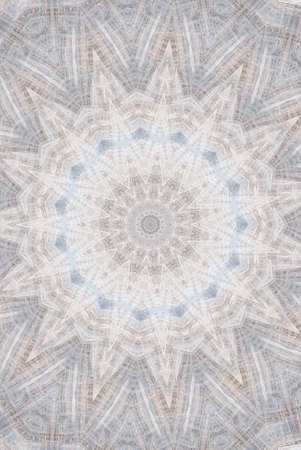 Abstract Colorful Painted Kaleidoscopic Graphic Background. Futuristic Psychedelic Hypnotic Backdrop Pattern With Texture. Folk Ethnic Floral Ornamental Mandala. Vintage Decorative Geometric Mosaicの写真素材