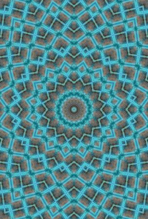 Abstract Colorful Painted Kaleidoscopic Graphic Background. Futuristic Psychedelic Hypnotic Backdrop...