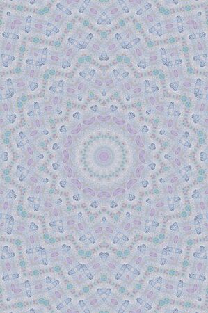Abstract Colorful Painted Kaleidoscopic Graphic Background. Futuristic Psychedelic Hypnotic Backdrop...