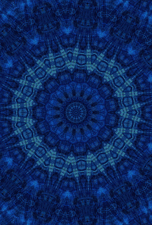 Abstract Colorful Painted Kaleidoscopic Graphic Background. Futuristic Psychedelic Hypnotic Backdrop Pattern With Texture. Folk Ethnic Floral Ornamental Mandala. Vintage Decorative Geometric Mosaicの写真素材