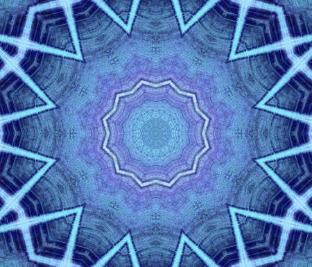 Abstract Colorful Painted Kaleidoscopic Graphic Background. Futuristic Psychedelic Hypnotic Backdrop Pattern With Texture. Folk Ethnic Floral Ornamental Mandala. Vintage Decorative Geometric Mosaicの写真素材