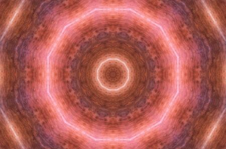 Abstract Colorful Painted Kaleidoscopic Graphic Background. Futuristic Psychedelic Hypnotic Backdrop Pattern With Texture. Folk Ethnic Floral Ornamental Mandala. Vintage Decorative Geometric Mosaicの写真素材