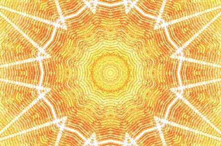 Abstract Colorful Painted Kaleidoscopic Graphic Background. Futuristic Psychedelic Hypnotic Backdrop Pattern With Texture. Folk Ethnic Floral Ornamental Mandala. Vintage Decorative Geometric Mosaicの写真素材