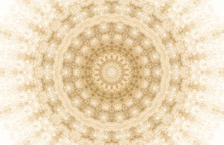 Abstract Colorful Painted Kaleidoscopic Graphic Background. Futuristic Psychedelic Hypnotic Backdrop Pattern With Texture. Folk Ethnic Floral Ornamental Mandala. Vintage Decorative Geometric Mosaicの写真素材