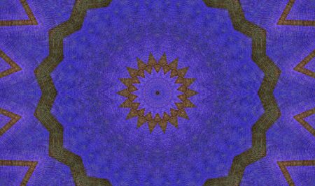 Abstract Colorful Painted Kaleidoscopic Graphic Background. Futuristic Psychedelic Hypnotic Backdrop...