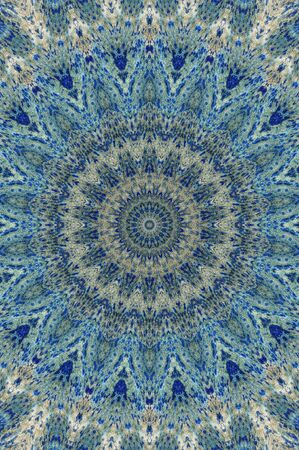 Abstract Colorful Painted Kaleidoscopic Graphic Background. Futuristic Psychedelic Hypnotic Backdrop...