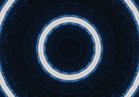 Abstract Colorful Painted Kaleidoscopic Graphic Background. Futuristic Psychedelic Hypnotic Backdrop Pattern With Texture. Folk Ethnic Floral Ornamental Mandala. Vintage Decorative Geometric Mosaicの写真素材