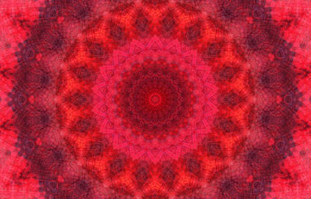 Abstract Colorful Painted Kaleidoscopic Graphic Background. Futuristic Psychedelic Hypnotic Backdrop...