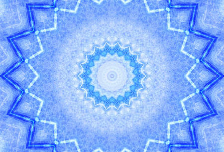 Abstract Colorful Painted Kaleidoscopic Graphic Background. Futuristic Psychedelic Hypnotic Backdrop...
