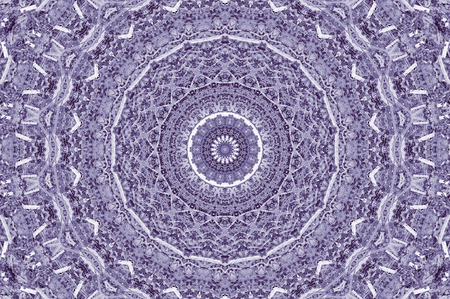 Abstract Colorful Painted Kaleidoscopic Graphic Background. Futuristic Psychedelic Hypnotic Backdrop Pattern With Texture. Folk Ethnic Floral Ornamental Mandala. Vintage Decorative Geometric Mosaicの写真素材