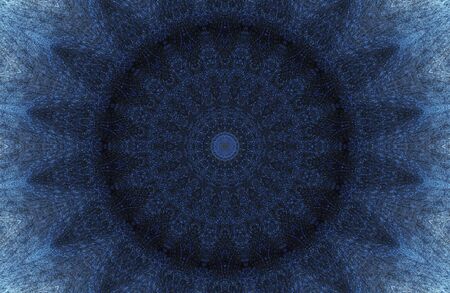 Abstract Colorful Painted Kaleidoscopic Graphic Background. Futuristic Psychedelic Hypnotic Backdrop...