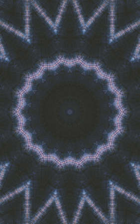 Abstract Colorful Painted Kaleidoscopic Graphic Background. Futuristic Psychedelic Hypnotic Backdrop...