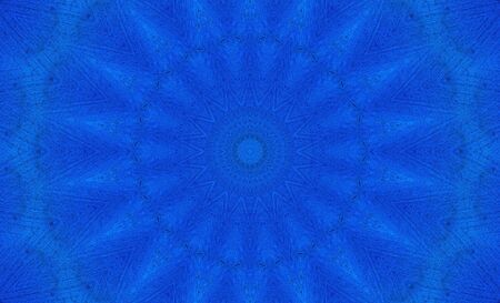 Abstract Colorful Painted Kaleidoscopic Graphic Background. Futuristic Psychedelic Hypnotic Backdrop Pattern With Texture. Folk Ethnic Floral Ornamental Mandala. Vintage Decorative Geometric Mosaicの写真素材