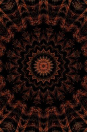 Abstract Colorful Painted Kaleidoscopic Graphic Background. Futuristic Psychedelic Hypnotic Backdrop...